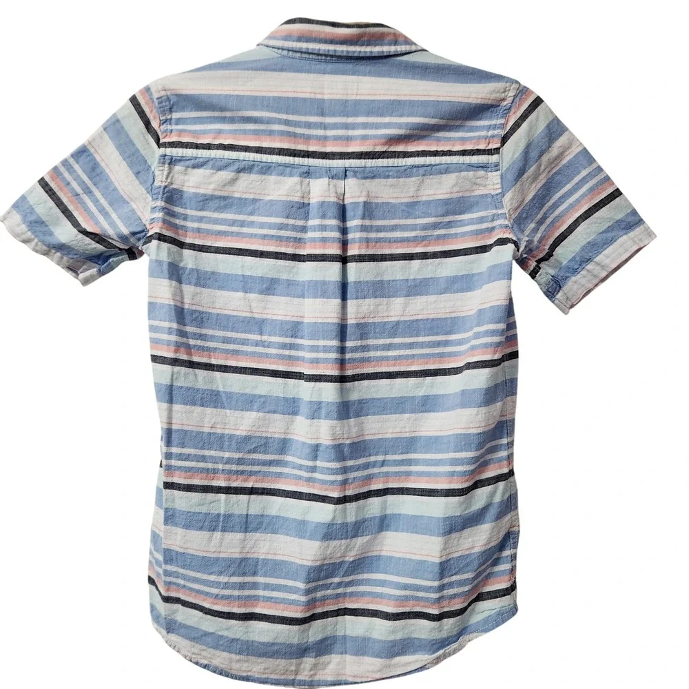 Childrens Place size 14/XL striped button down shirt‎ 100% Cotton